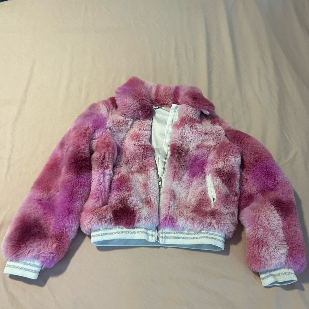 Mia New York kids faux fur jacket